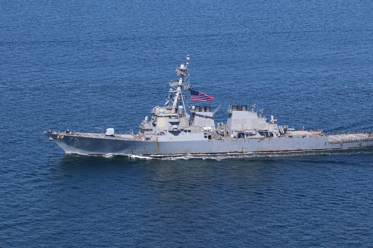 USS Donald Cook (DDG 75) operates in the Baltic Sea 