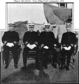 Fleet's senior commanders circa later 1908 or early 1909, during or shortly after world cruise.