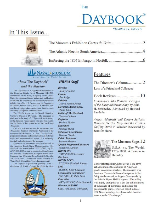 Daybook Cover Reload-Volume 12-Issue 4-Cover Reload 