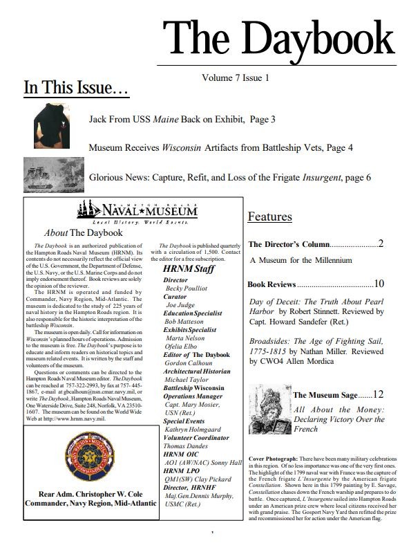 Cover Reload-Daybook-Volume 7-Issue 1-Cover Reload. 