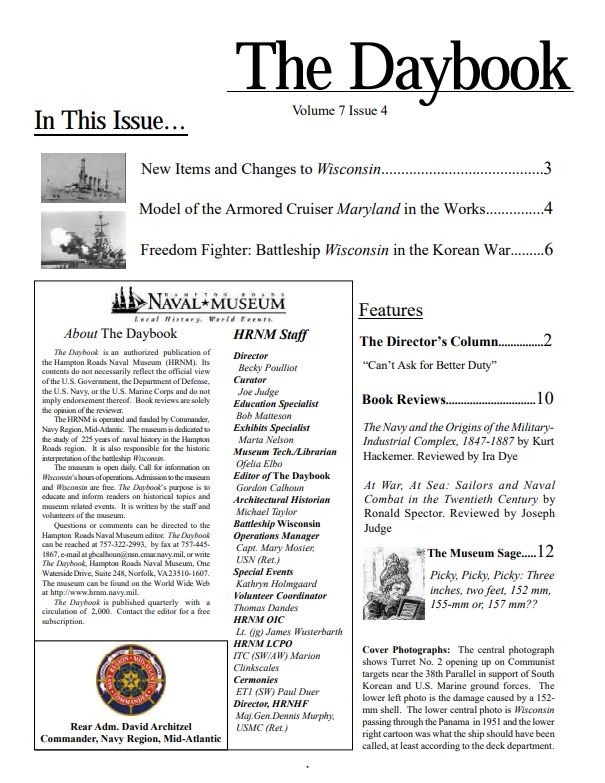 Cover Reload-Daybook-Volume 7-Issue 4-Cover Reload