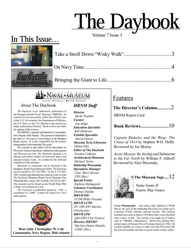 Cover Reload-Daybook-Volume 7-Issue 3-Cover Reload. 