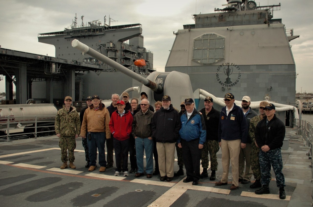 HRNM Volunteers-Group Photo-USS Gettysburg-February 27-2019
