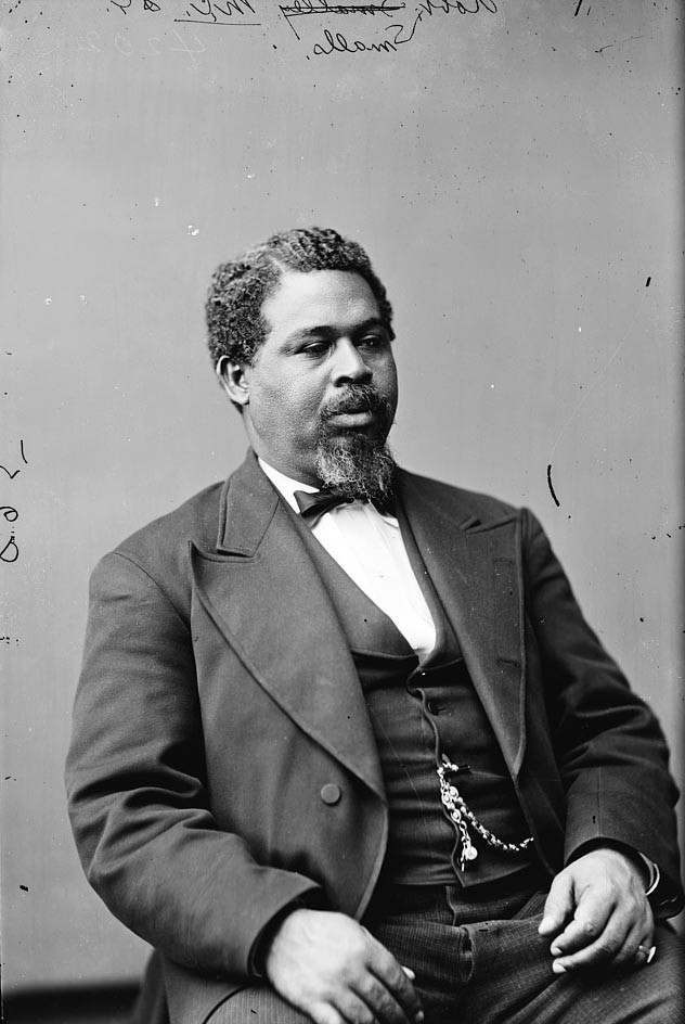 Robert Smalls, an enslaved ship pilot, commandeered a Condederate steamer and delivered it to the U.S. Navy.