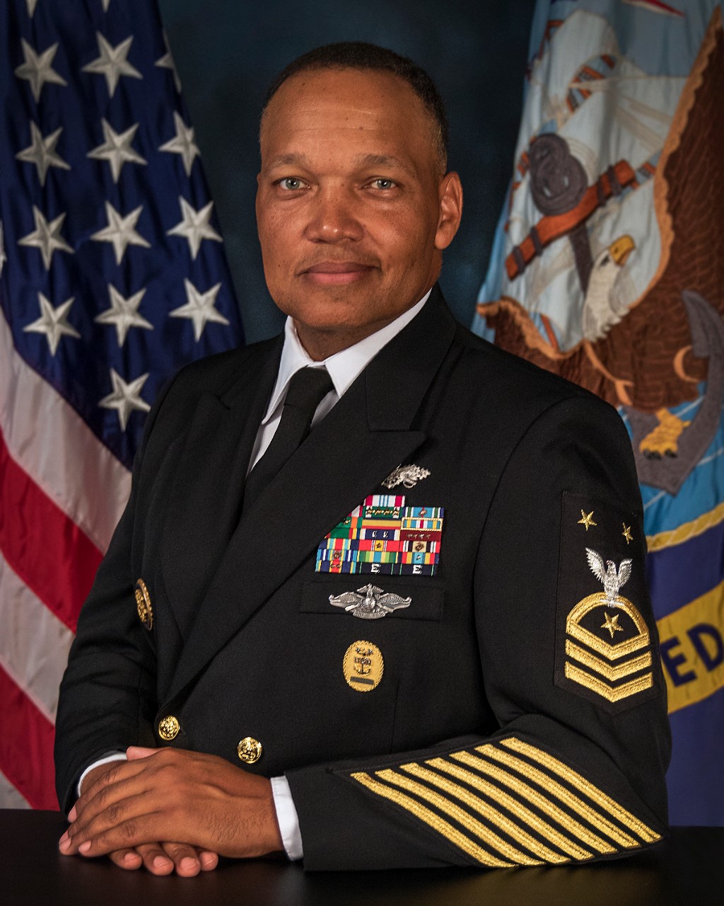 Force Master Chief of the Seabees Terrell Delbert