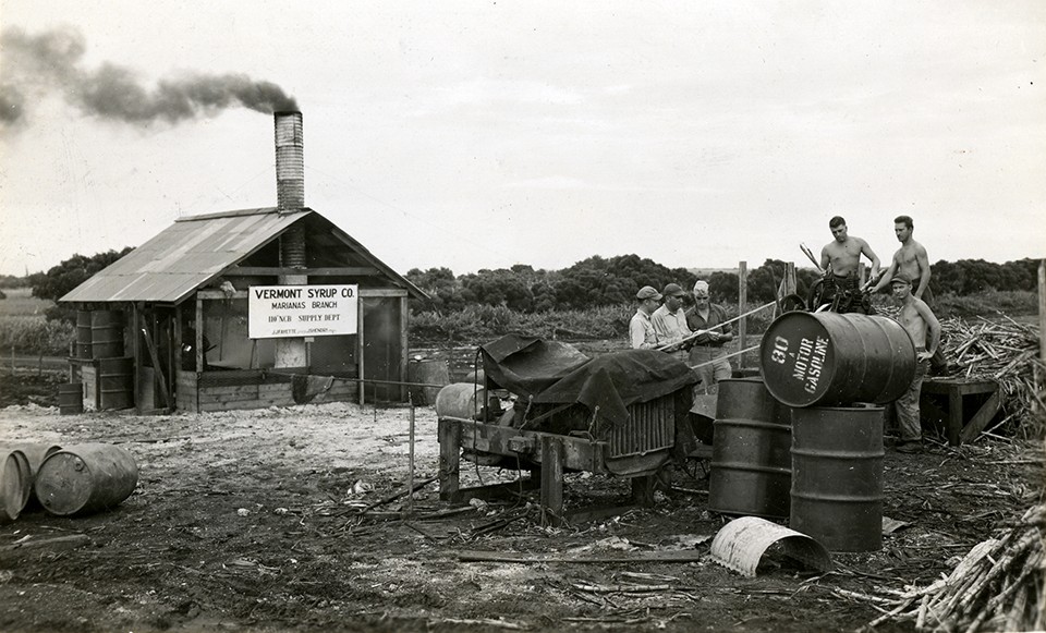 Vermont Syrup Mill, Saipan, 16 December 1944