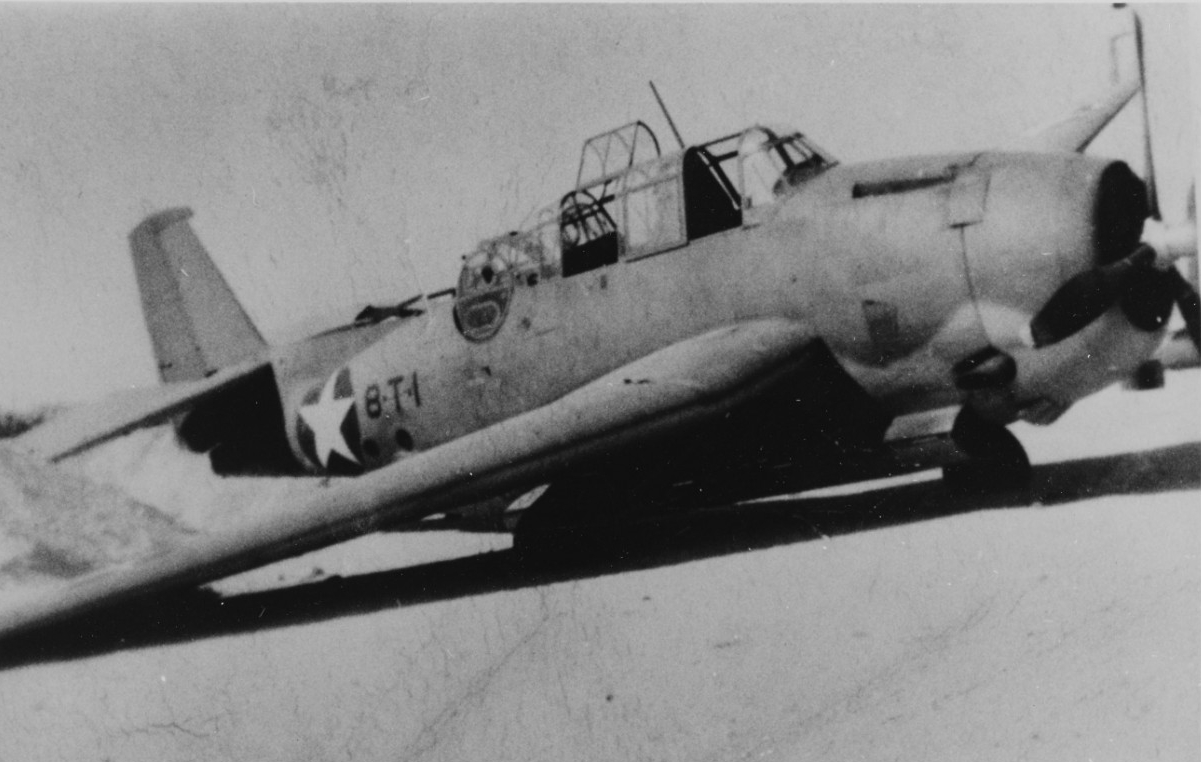 Grumman TBF-1 "Avenger" (BuNo 00380) Coded 8-T-1, from VT-8, Battle of Midway, June 4, 1942