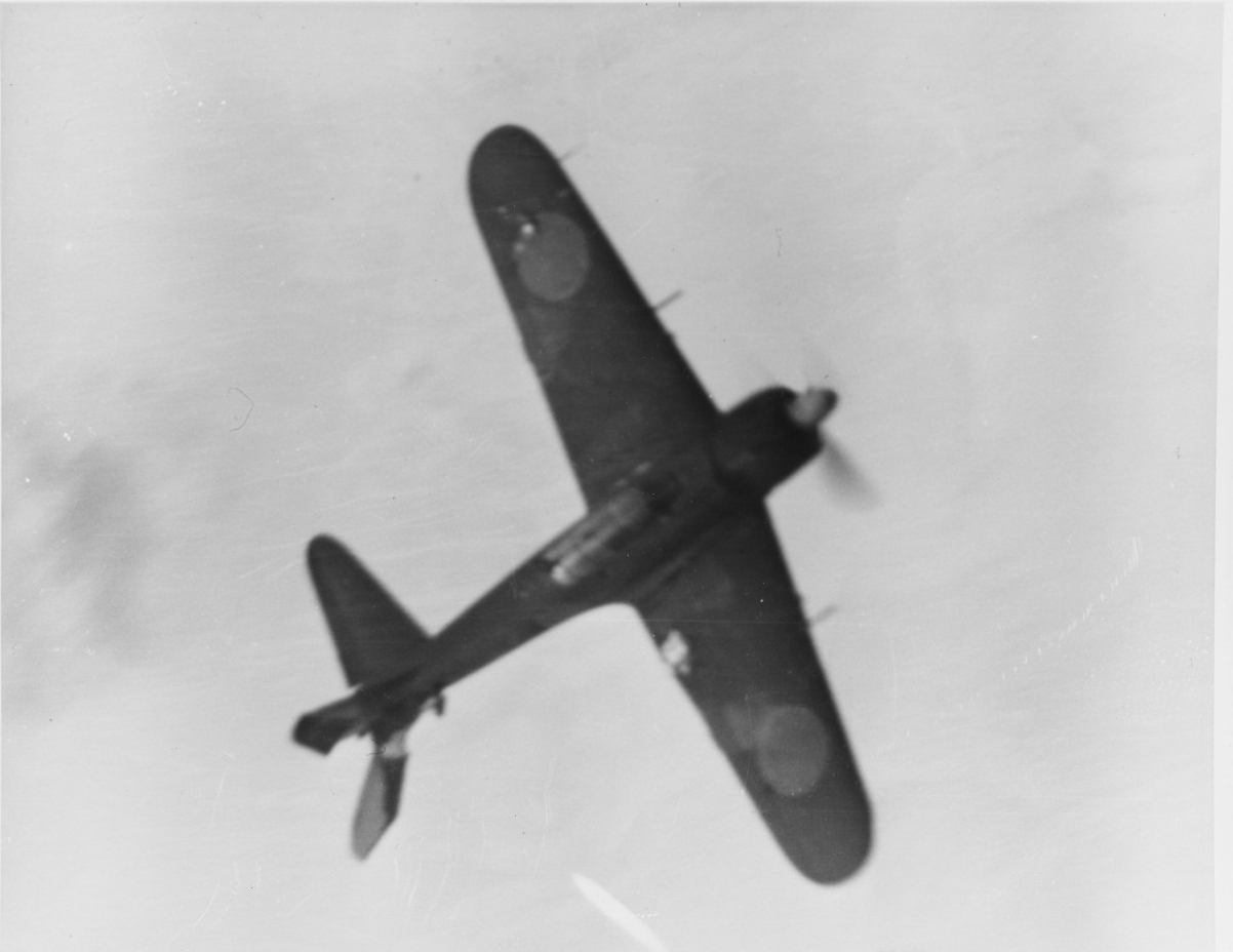Japanese "Zeke" Kamikaze plane