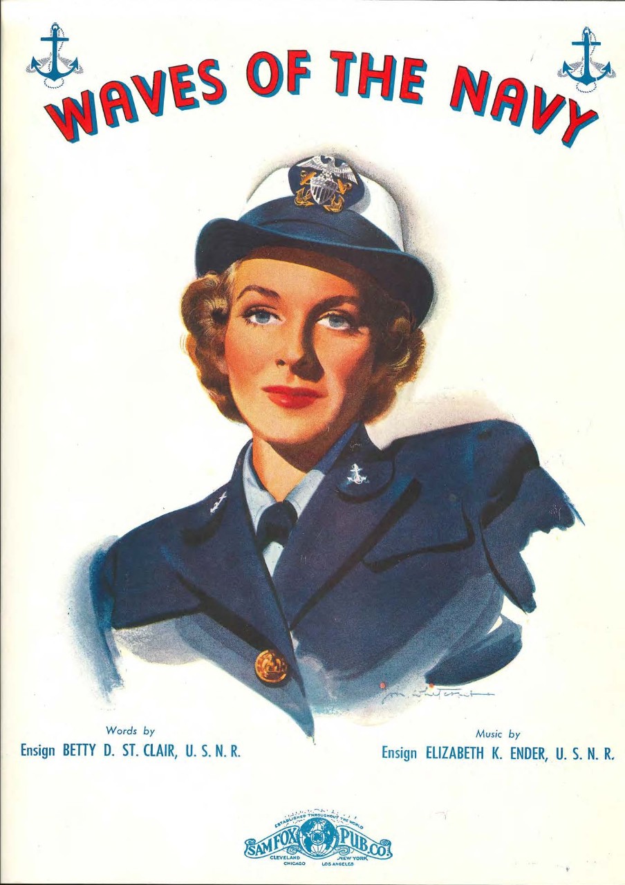 image of cover of Waves of the Navy sheet music