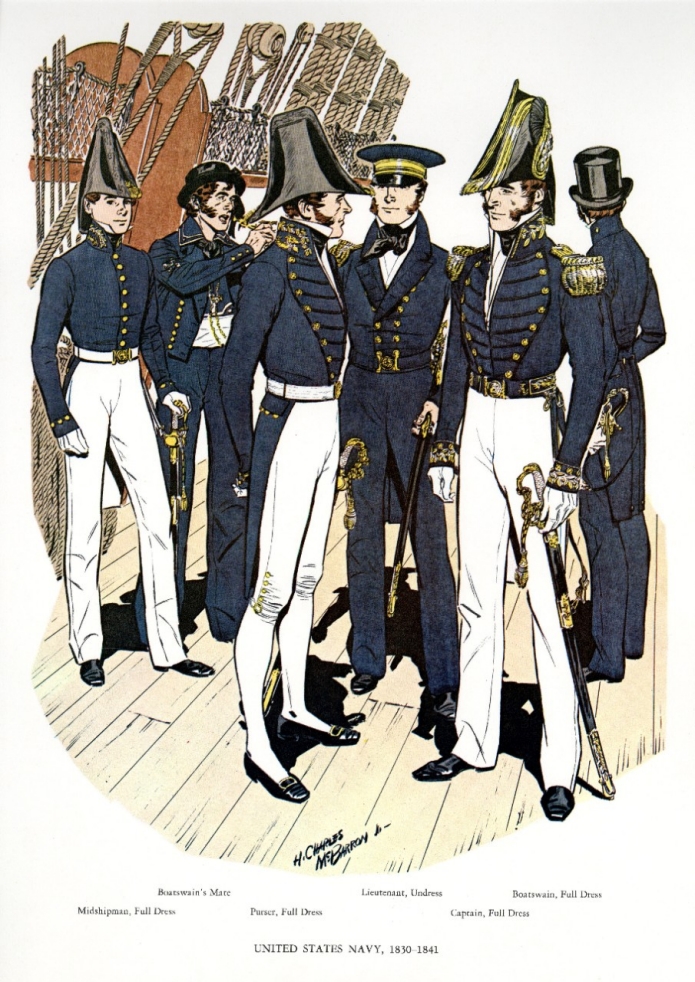 Uniforms of the U.S. Navy 1830-1841