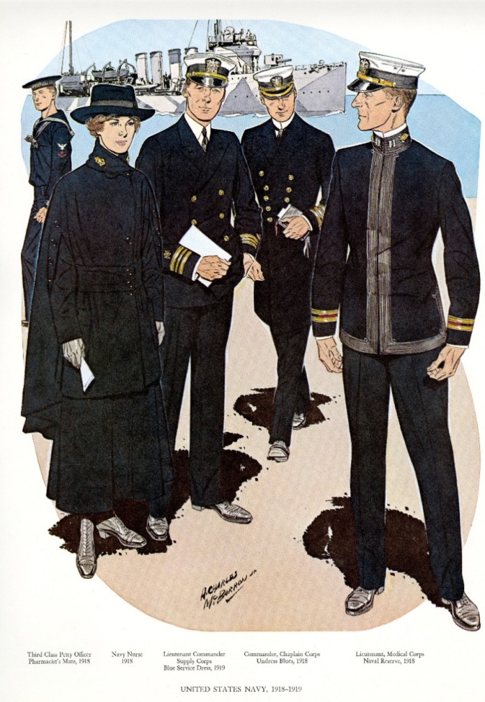 Uniforms of the U.S. Navy 1918-1919