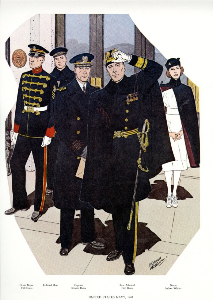 Uniforms of the U.S. Navy 1941