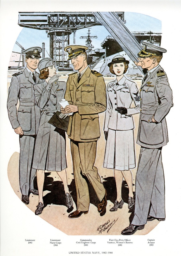 Uniforms of the U.S. Navy 1943-1944