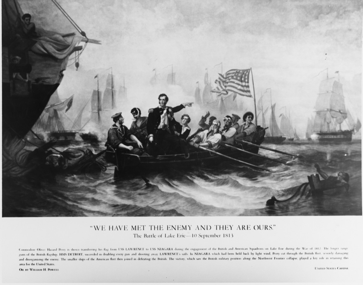 The Battle of Lake Erie, 10 September 1813
