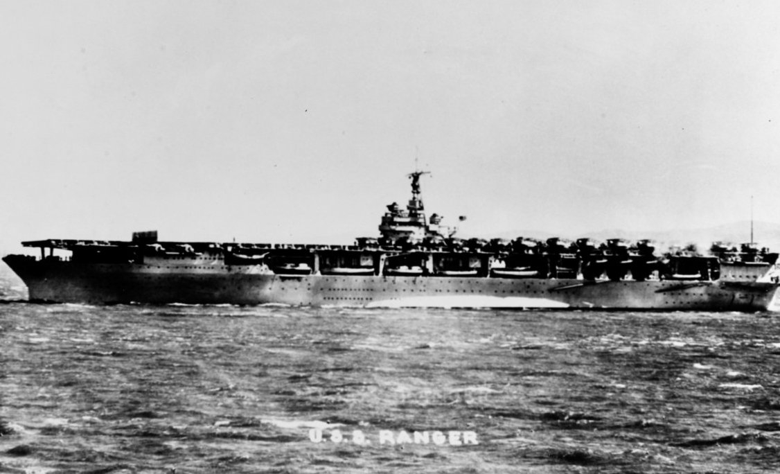 USS Ranger (CV-4) underway