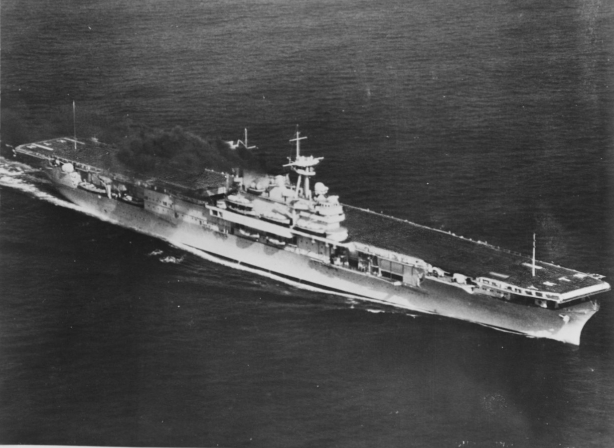 USS Yorktown (CV-5) during builder's trials