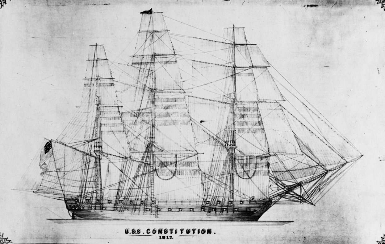 Constitution sail plan
