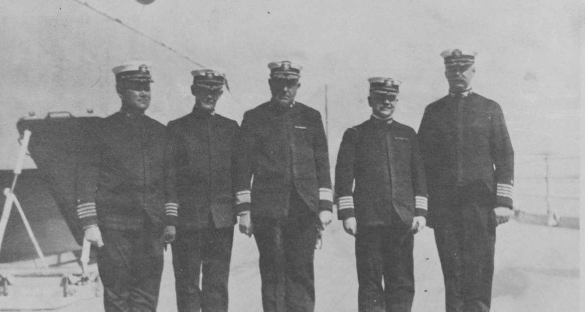 Commanding officers sixth battle squadron North Sea.
