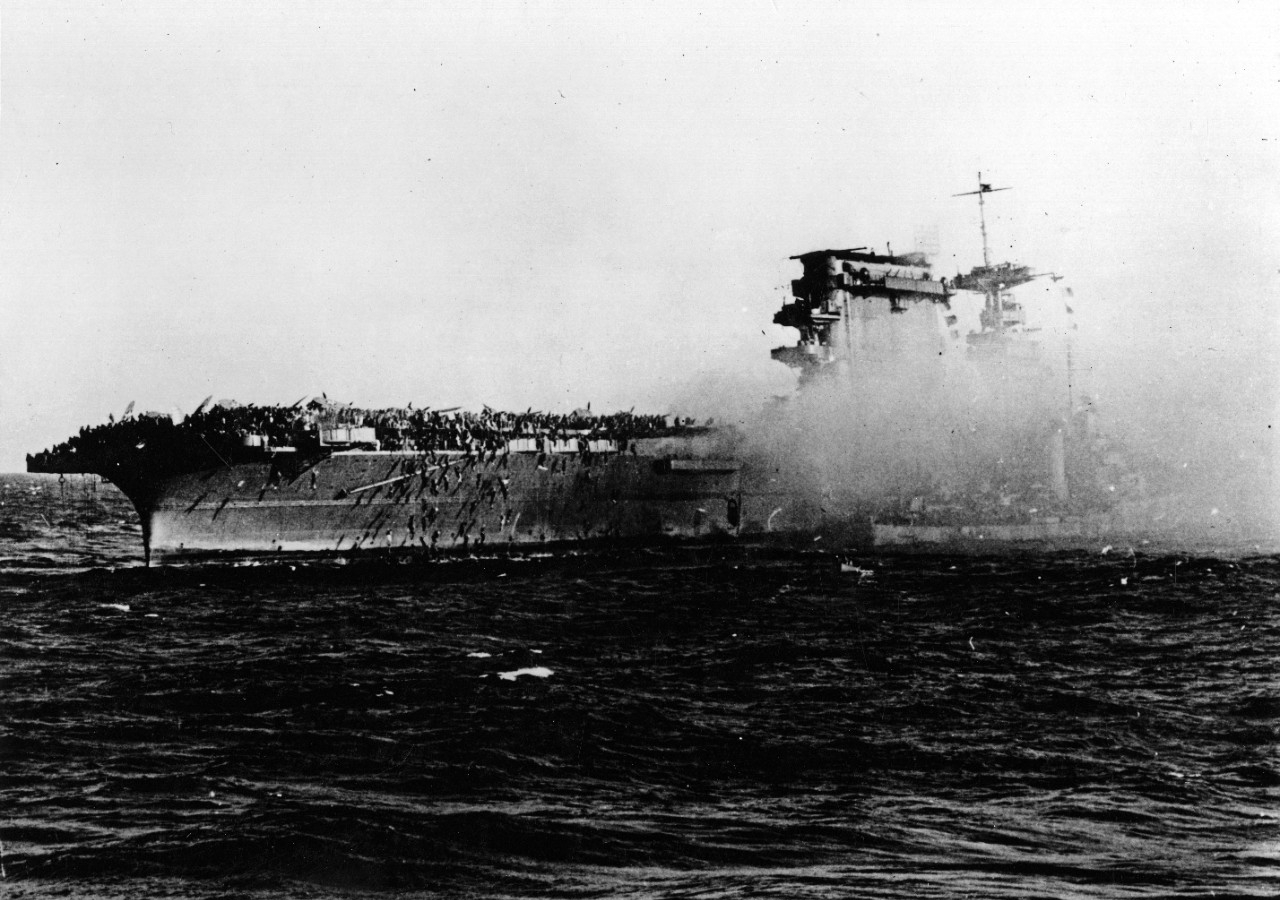 Photo #: 80-G-7398 Battle of the Coral Sea, May 1942
