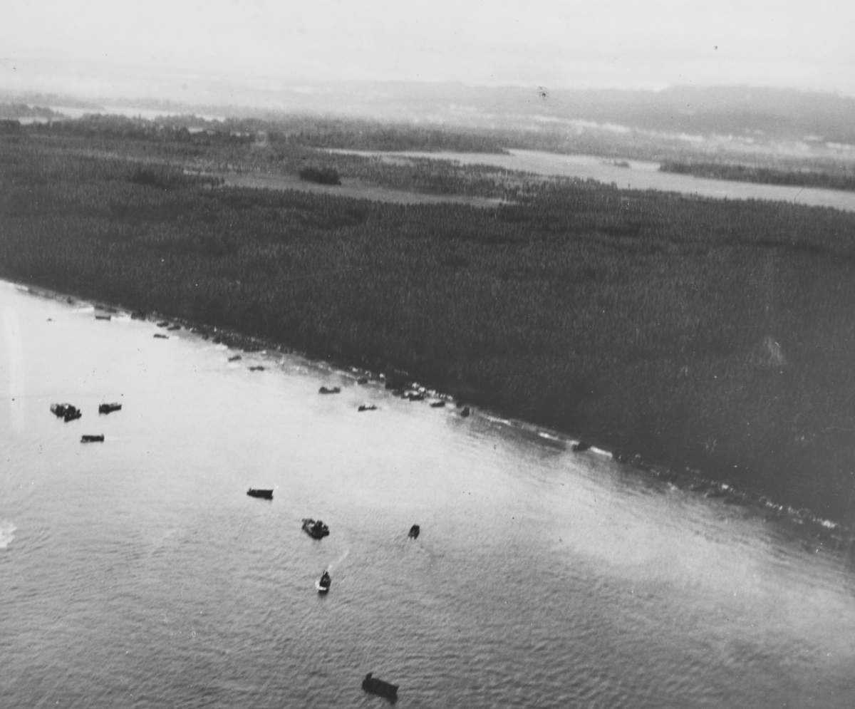 Photo #: NH 97760 Guadalcanal-Tulagi Operation, August 1942
