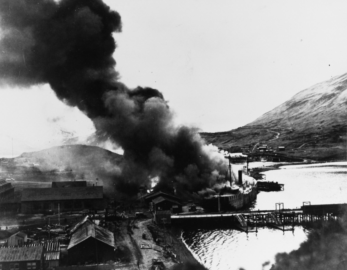 Japanese attack on Dutch Harbor, Alaska, 4 June 1942
