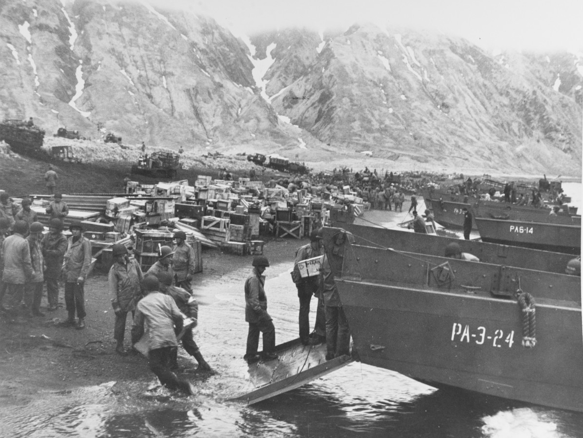 Photo #: 80-G-50921 Attu Invasion, May 1943