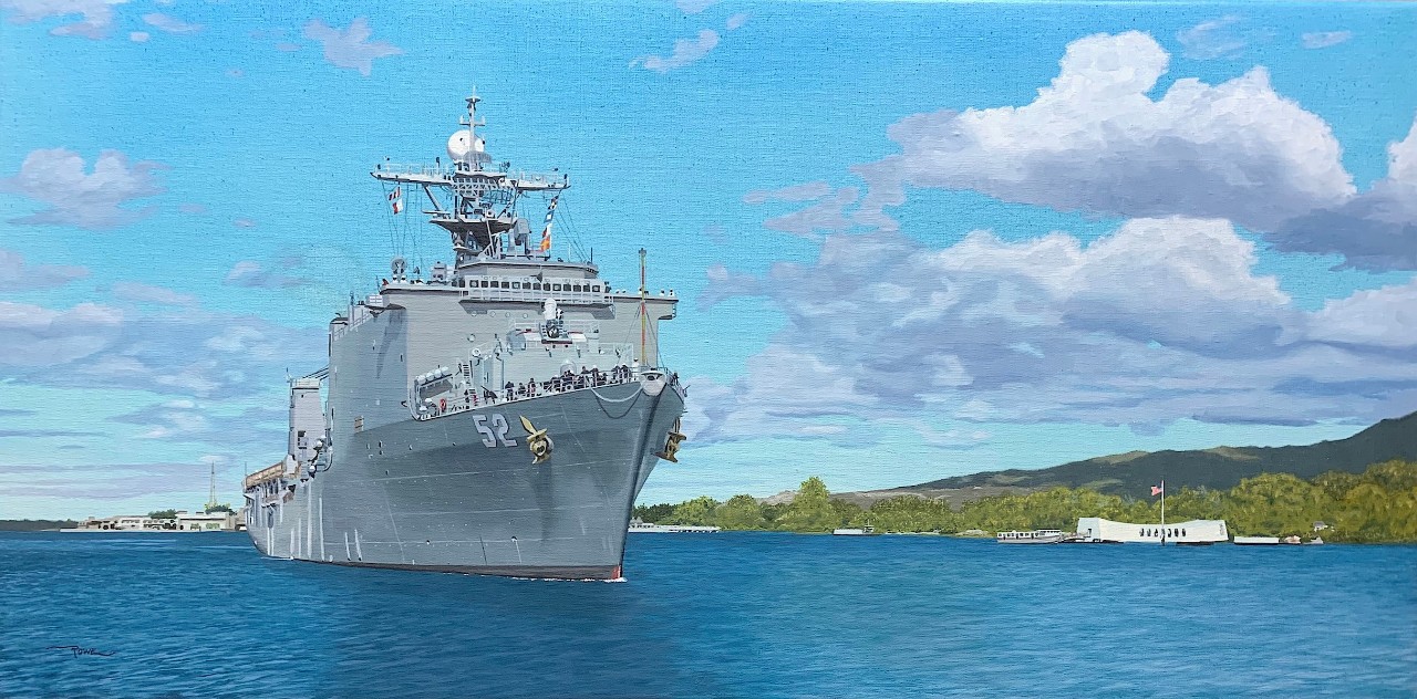USS Pearl Harbor Painting