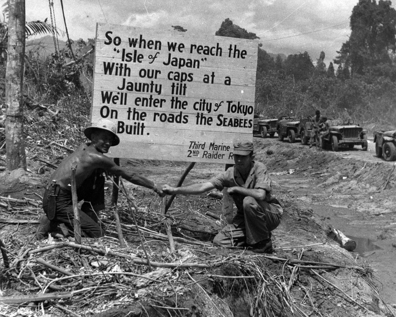 Seabees on the road to Tokyo