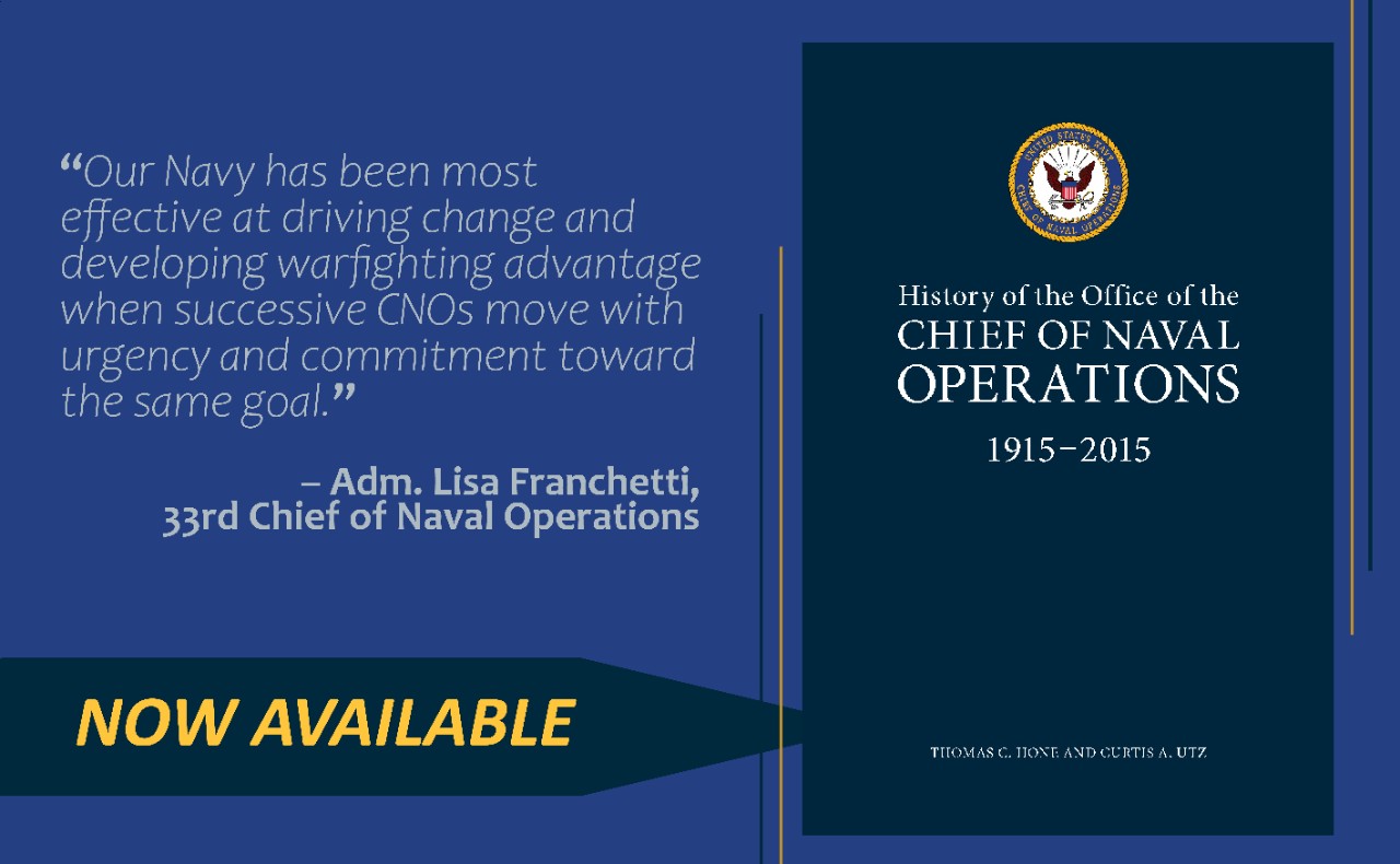 Banner advertising History of the Office of the Chief of Naval Operations. 