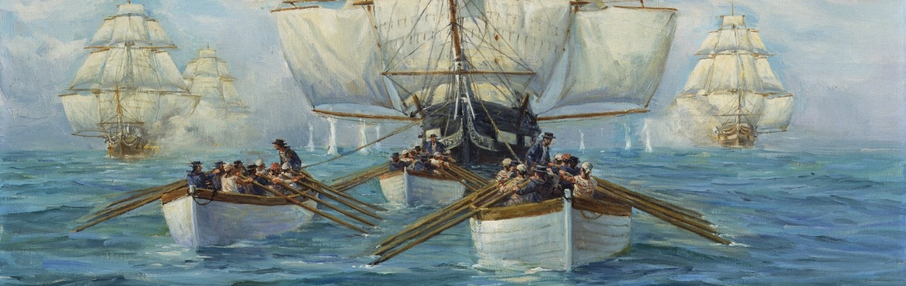 <p>Constitution Escaping the British Fleet</p>
