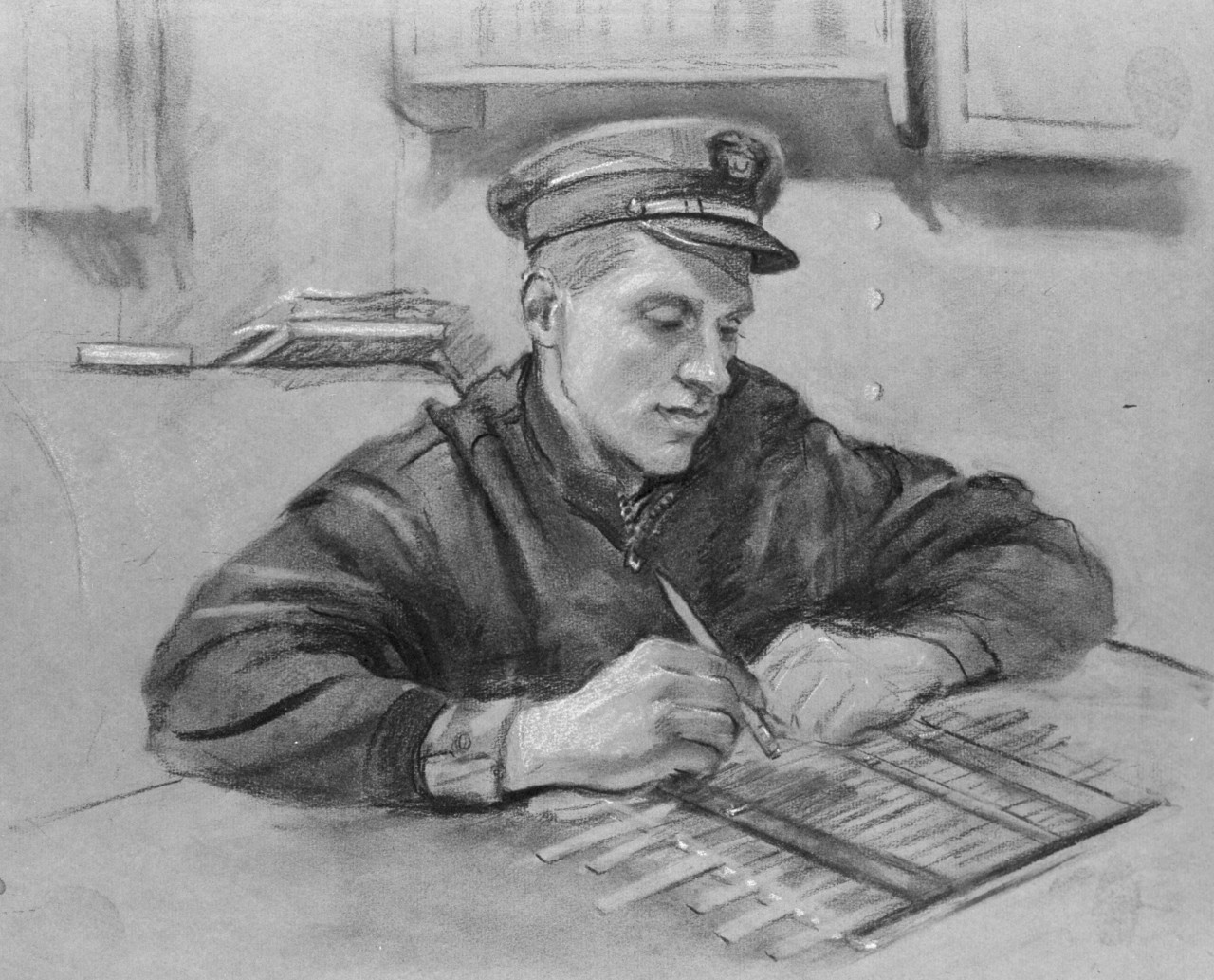 Portrait of a navy officer 