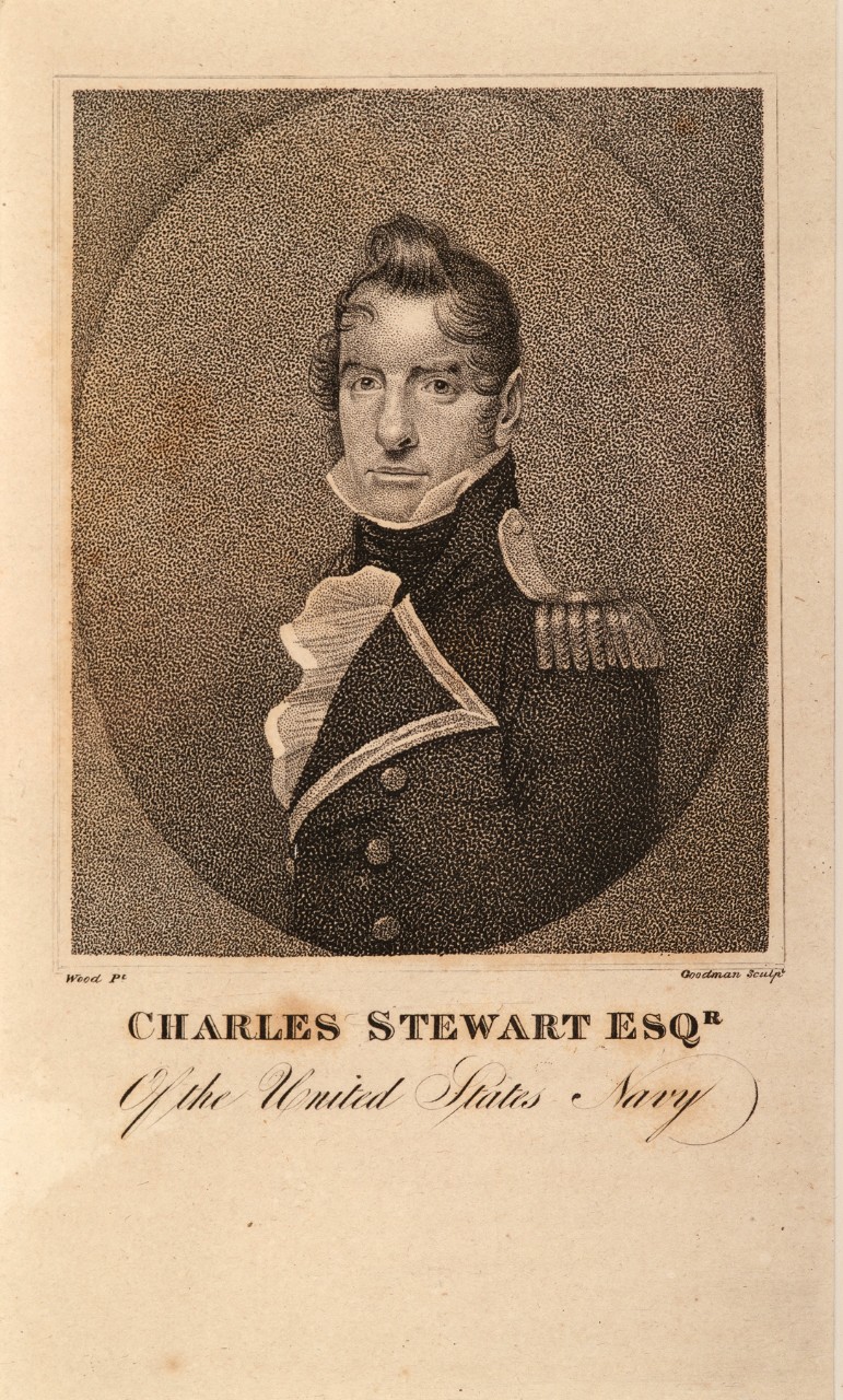 A portrait of a early 19th century American naval officer