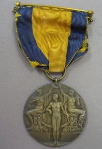 Image related to 1912 Olympics Bronze Medal Reverse - Carl Osburn