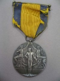 Image related to 1912 Olympics Silver Medal #1 Reverse - Carl Osburn