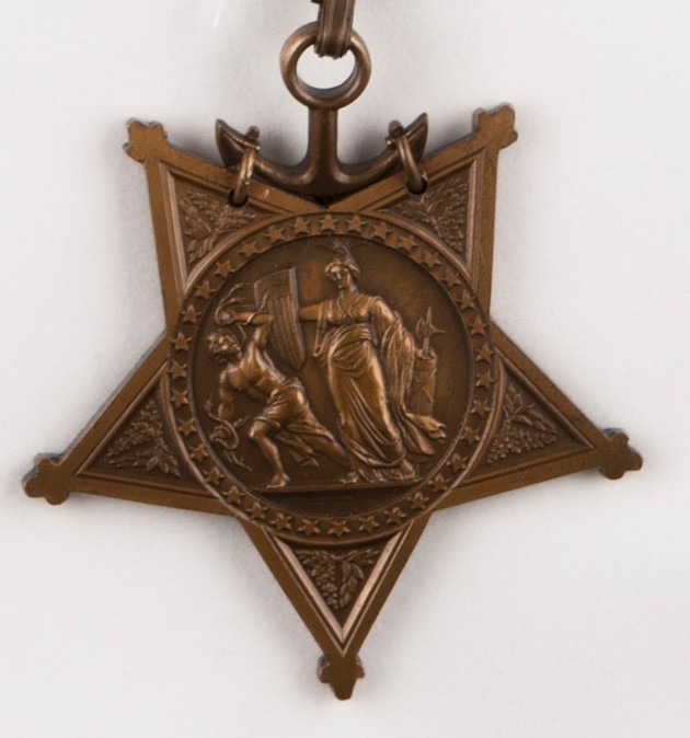Obverse view of Medal of Honor