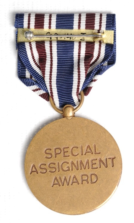 Public Health Service Special Assignment Medal Reverse