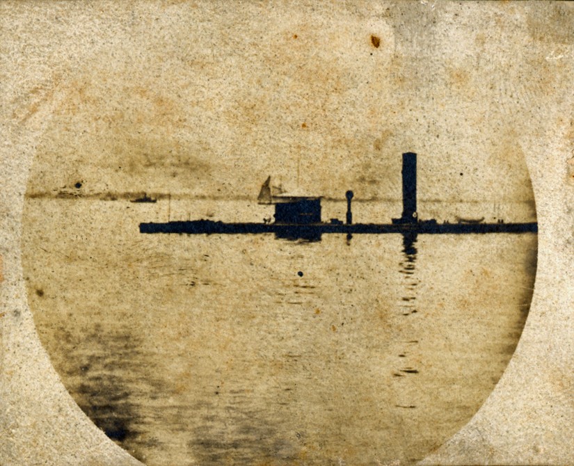 <p>Single 19th century photograph of an unknown Canonicas class Civil War Monitor.</p>
