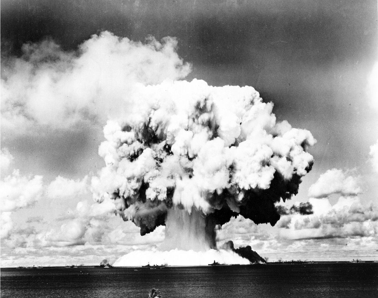 Bikini Island atomic bomb testing