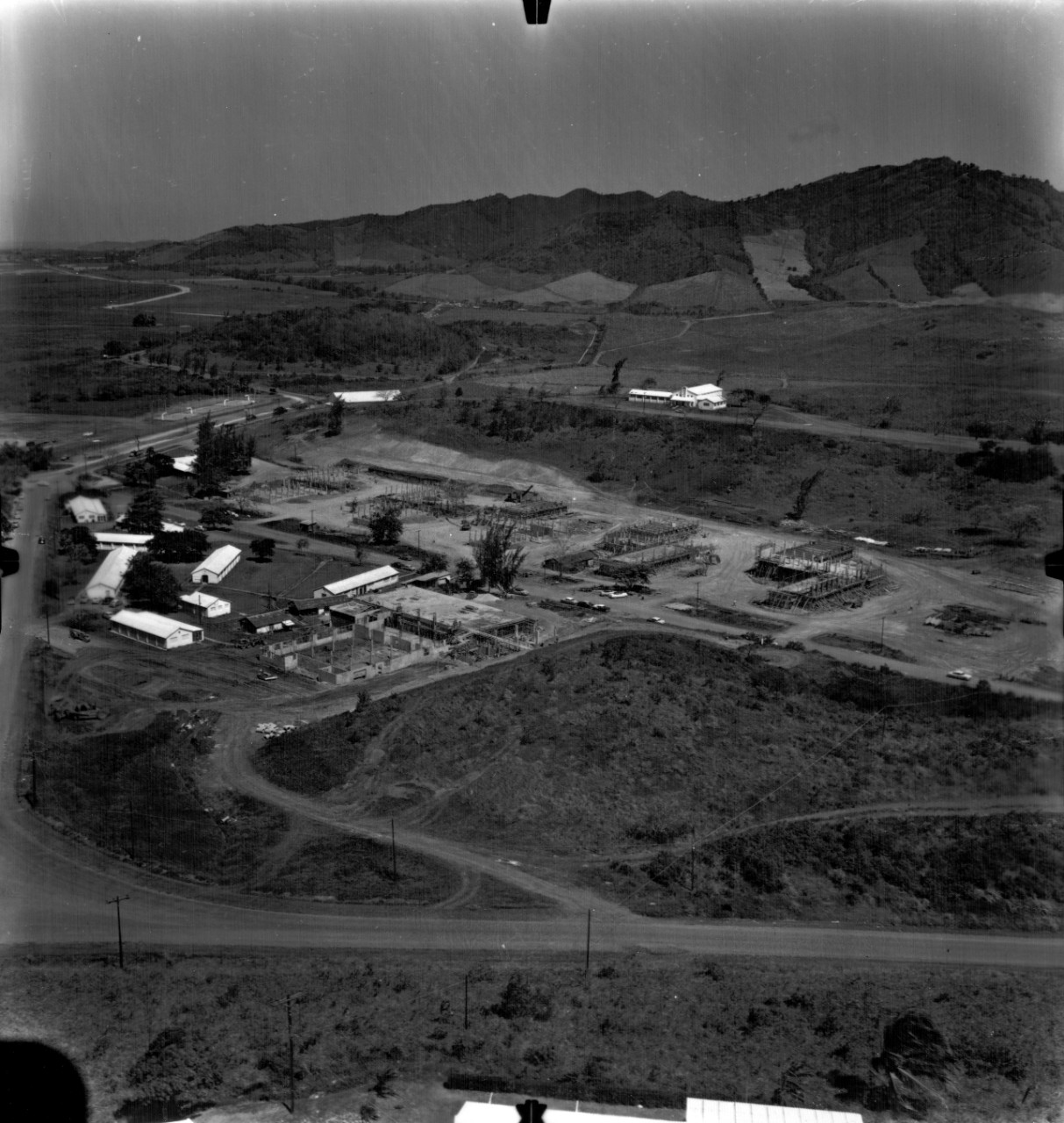 <p>UA 467.07.04 Aerial Photo of New Barracks and Mess Hall</p>
