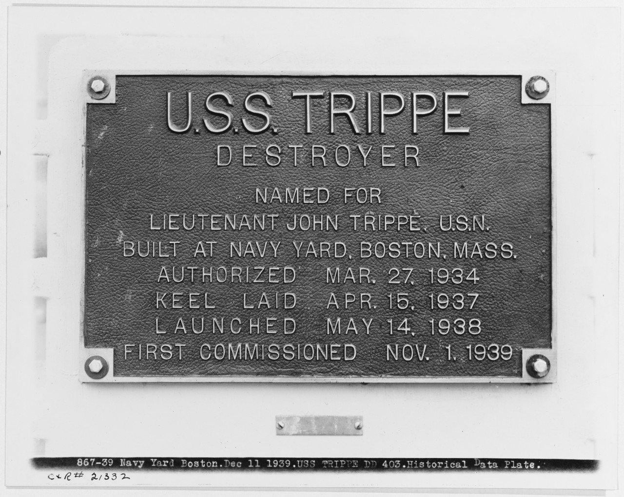 Photo #: 19-N-21332  USS Trippe