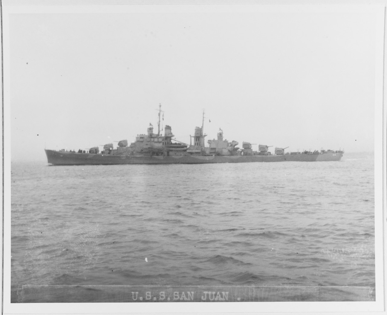 Photo #: 19-N-29078  USS San Juan (CL-54)