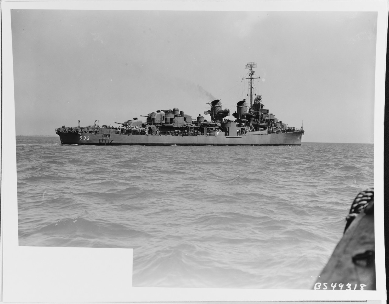 Photo #: 19-N-49318  USS Hoel (DD-533)