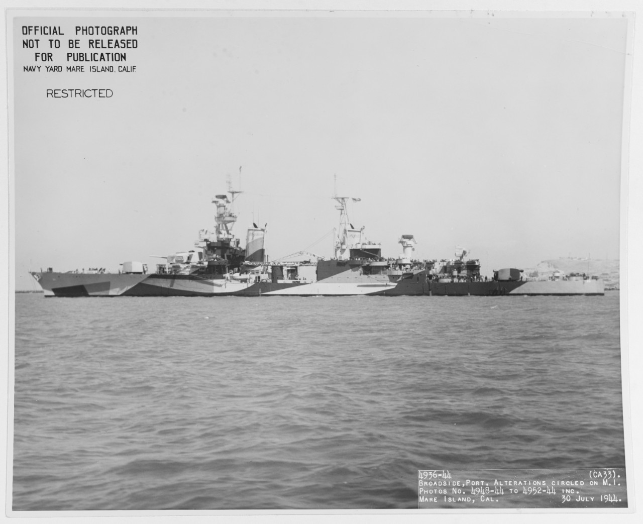 Photo #: 19-N-70345  USS Portland (CA-33)