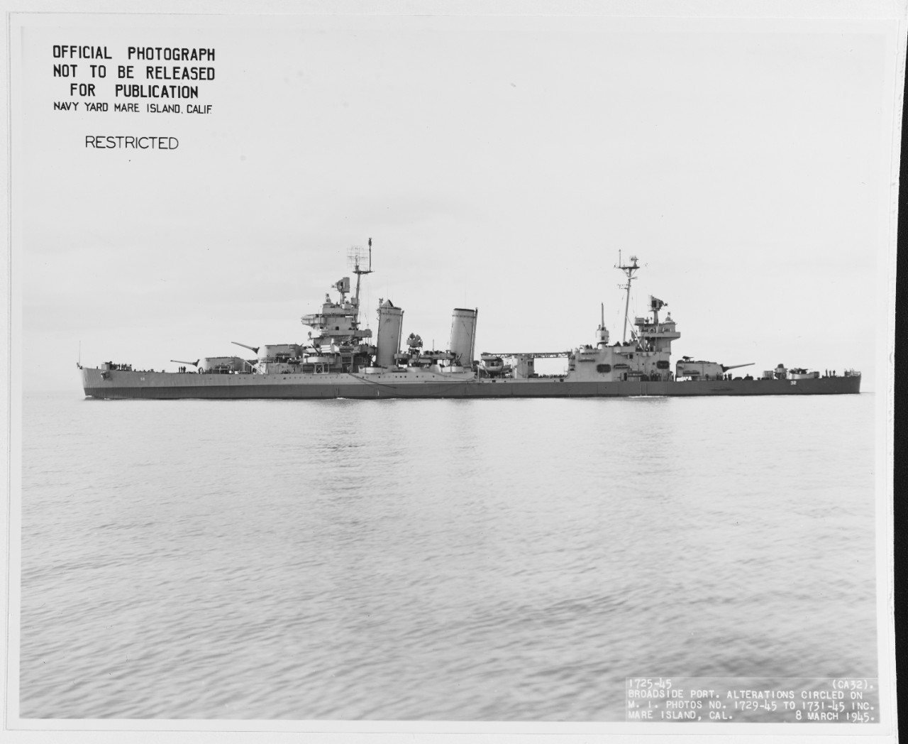 Photo #: 19-N-80227  USS New Orleans (CA-32)