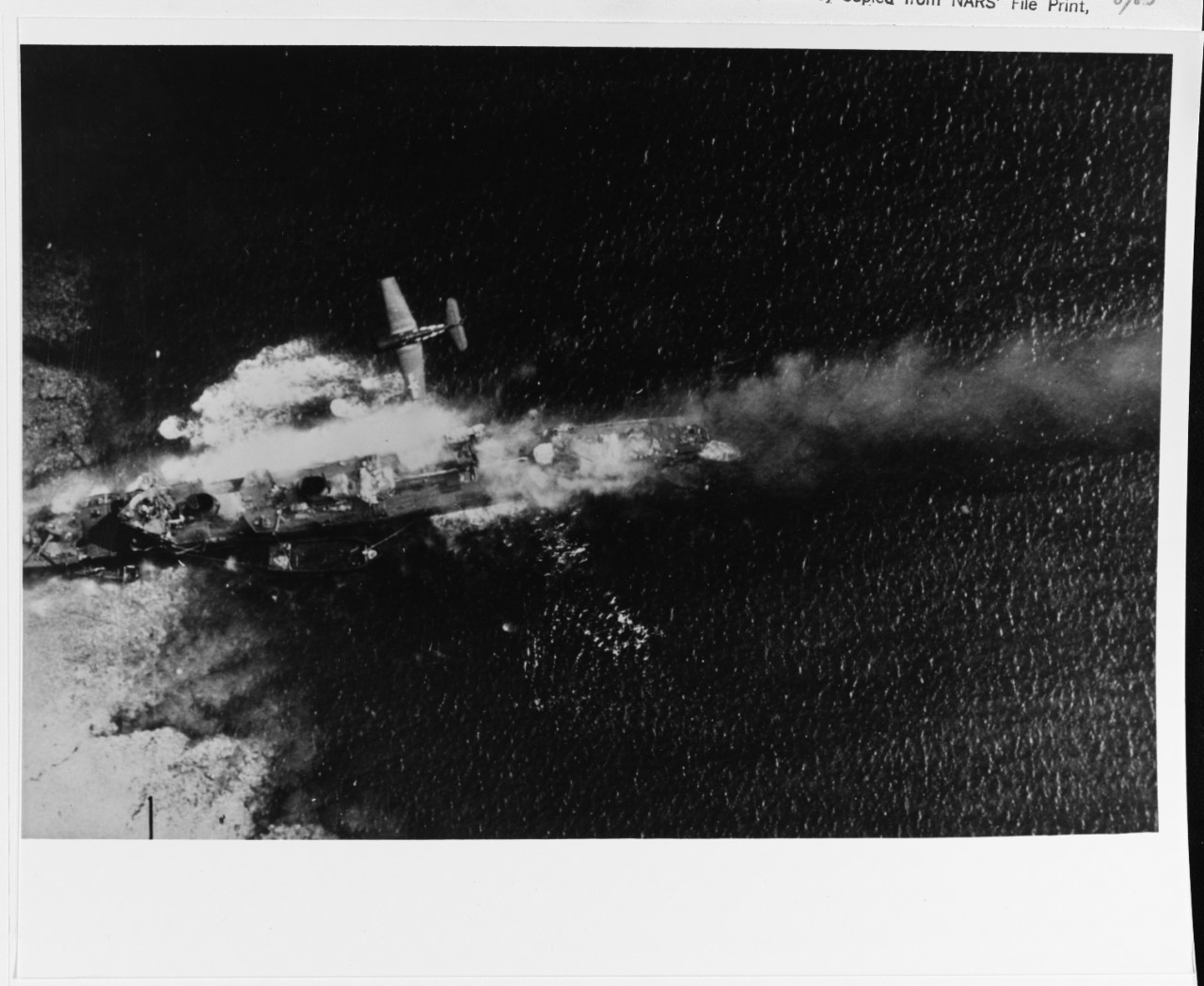 Carrier raid on Truk, February 1944.