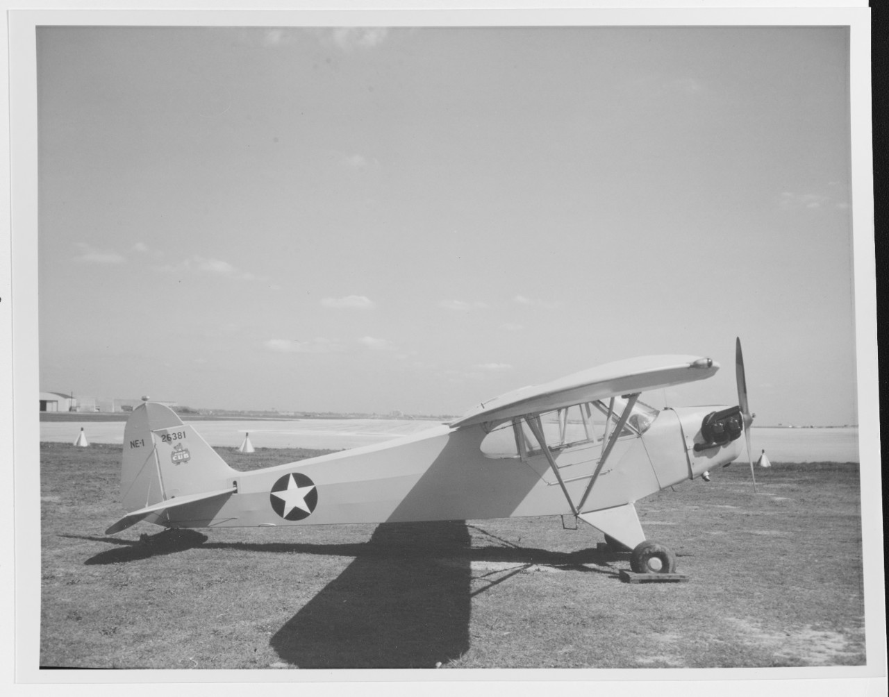 Piper NE-1 "Cub" trainer aircraft (Bu number 26381)