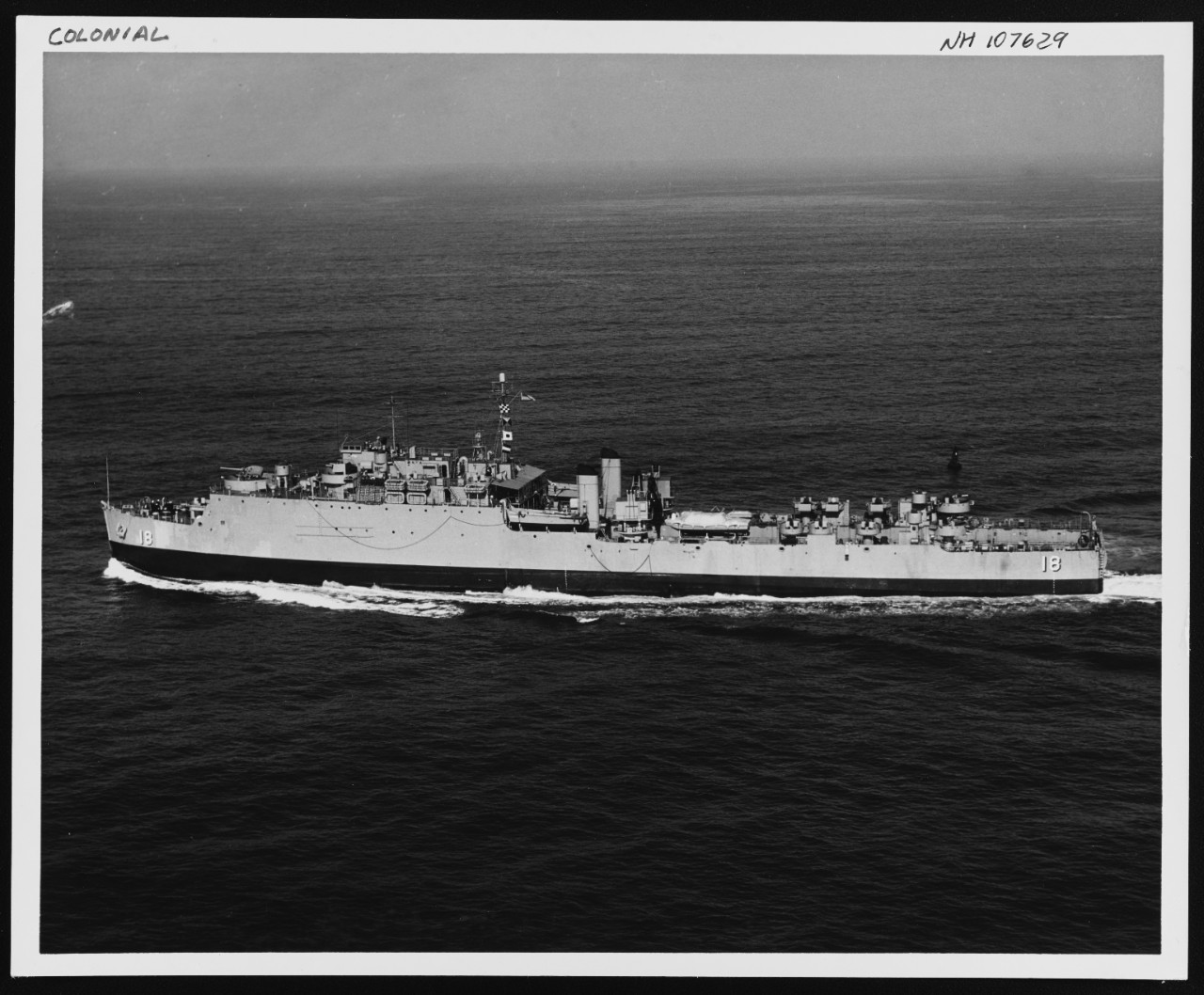 Photo #: NH 107629  USS Colonial
