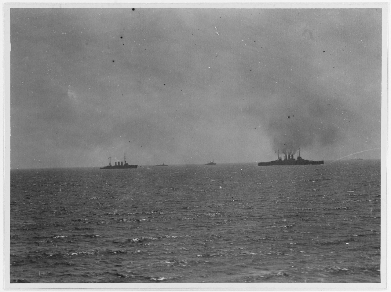 German Warships off the Virginia Capes