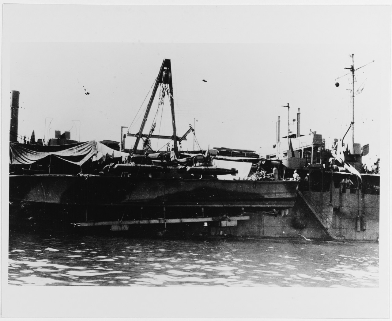 Motor Torpedo Boat Tender (AGP) of the LST Type