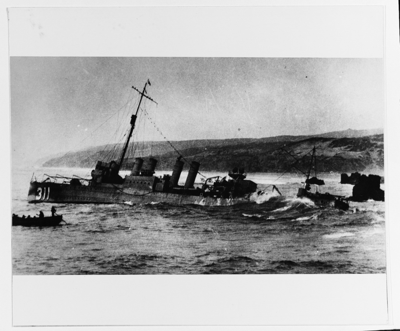 Photo #: NH 44825  Honda Point Disaster, September 1923